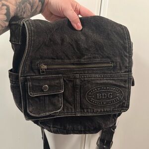 BDG Denim Crossbody Messenger Bag